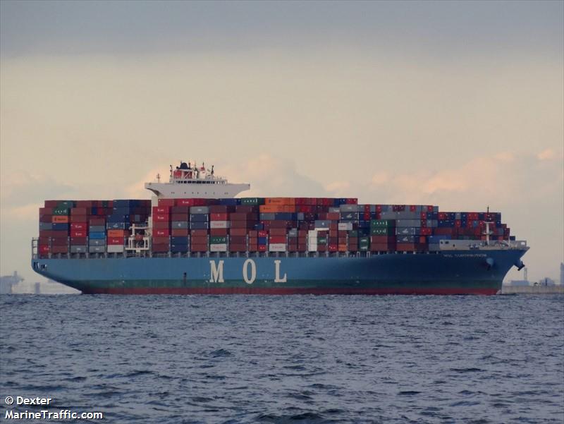 one contribution (Container Ship) - IMO 9629914, MMSI 431496000, Call Sign 7KAD under the flag of Japan
