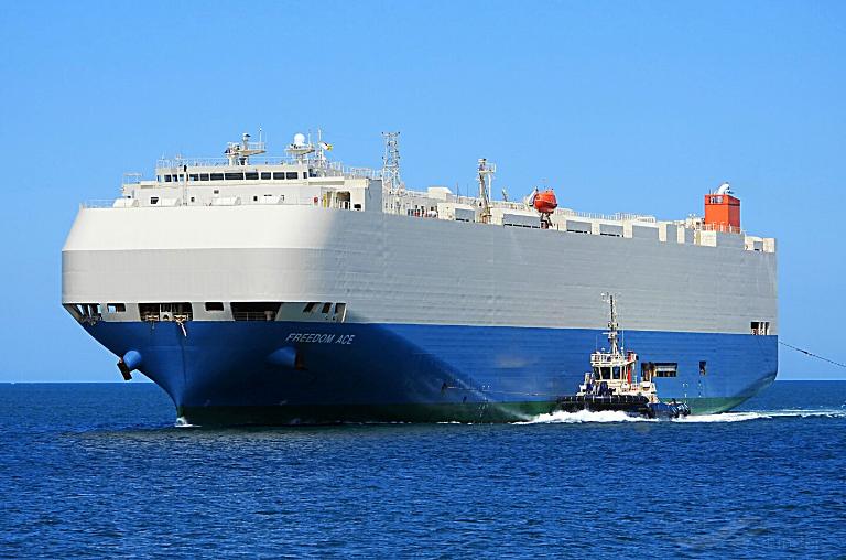 freedom ace (Vehicles Carrier) - IMO 9293662, MMSI 431868000, Call Sign 7KCB under the flag of Japan