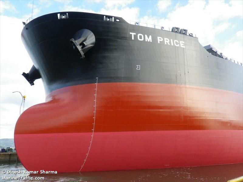 tom price (Bulk Carrier) - IMO 9441946, MMSI 432849000, Call Sign 7JLR under the flag of Japan