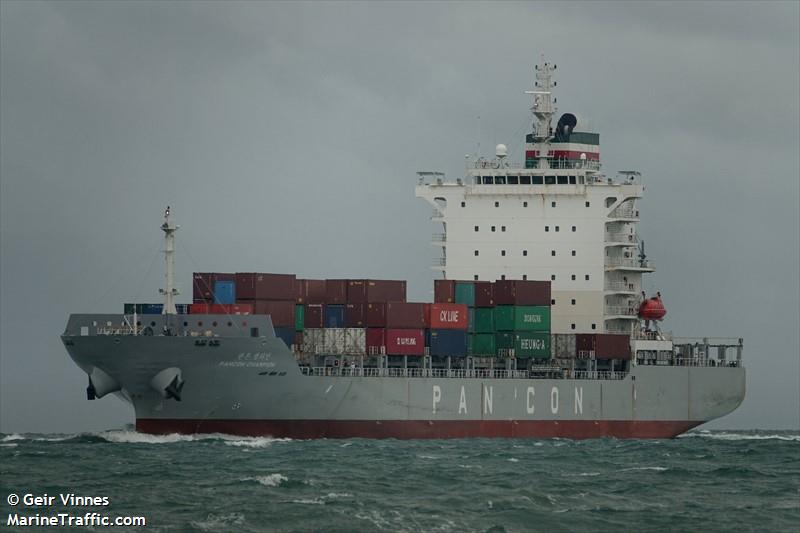 pancon champion (Container Ship) - IMO 9802023, MMSI 440655000, Call Sign D7SP under the flag of Korea