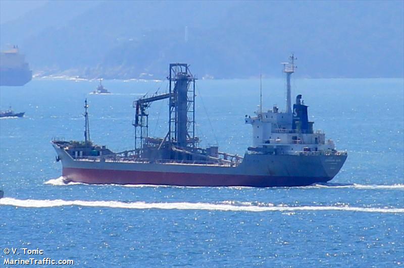 dragon sun (Cement Carrier) - IMO 8502420, MMSI 441289000, Call Sign DSNC3 under the flag of Korea