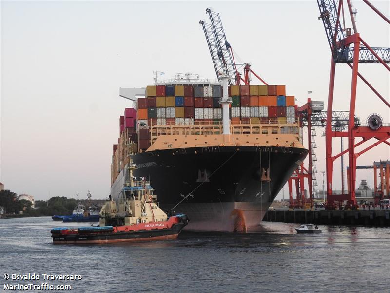 seaspan harrier (Container Ship) - IMO 9793923, MMSI 477159600, Call Sign VRRQ8 under the flag of Hong Kong