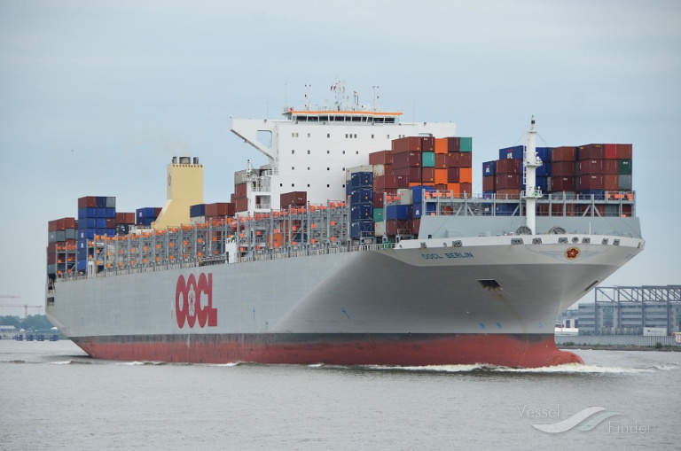 oocl berlin (Container Ship) - IMO 9622605, MMSI 477203100, Call Sign VRLN5 under the flag of Hong Kong