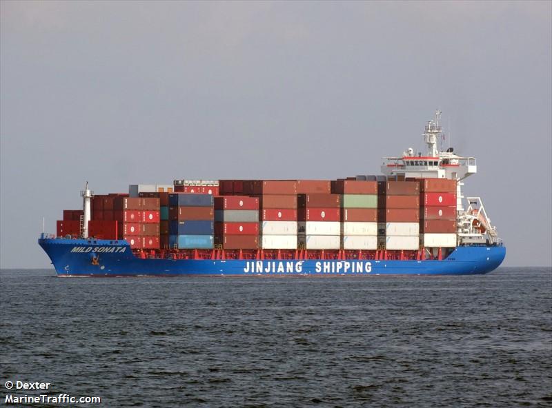 mild sonata (Container Ship) - IMO 9666857, MMSI 477390900, Call Sign VRNF6 under the flag of Hong Kong