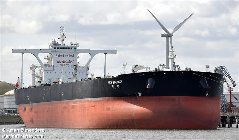 new energy (Crude Oil Tanker) - IMO 9708526, MMSI 477439400, Call Sign VRQE7 under the flag of Hong Kong