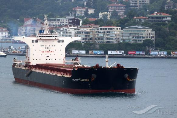 ksl san francisco (Bulk Carrier) - IMO 9719915, MMSI 477637700, Call Sign VRNS5 under the flag of Hong Kong