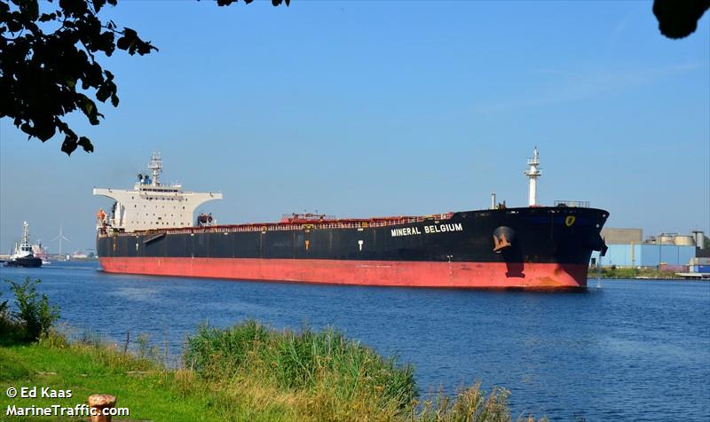 mineral belgium (Bulk Carrier) - IMO 9309021, MMSI 477765100, Call Sign VRKF5 under the flag of Hong Kong