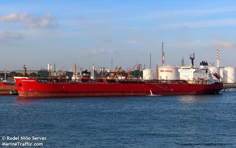queen majesty (Chemical/Oil Products Tanker) - IMO 9295323, MMSI 525111010, Call Sign YCUE2 under the flag of Indonesia