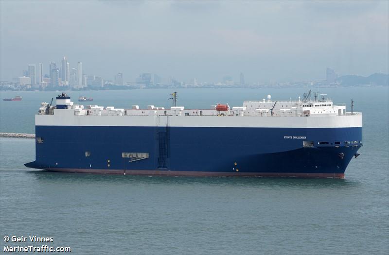straits challenger (Vehicles Carrier) - IMO 9186950, MMSI 533130128, Call Sign 9MQN4 under the flag of Malaysia