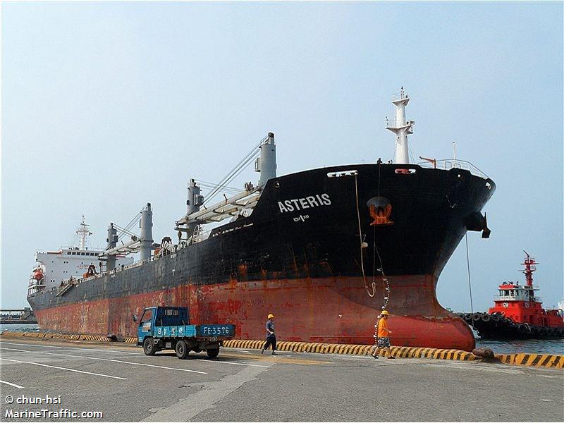 asteris (Bulk Carrier) - IMO 9384796, MMSI 538002772, Call Sign V7LN3 under the flag of Marshall Islands