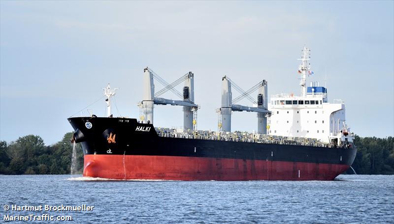 halki (Bulk Carrier) - IMO 9543419, MMSI 538004361, Call Sign V7WP5 under the flag of Marshall Islands