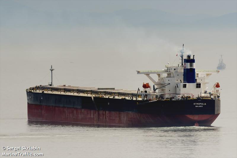 kymopolia (Bulk Carrier) - IMO 9310123, MMSI 538005366, Call Sign V7DC6 under the flag of Marshall Islands