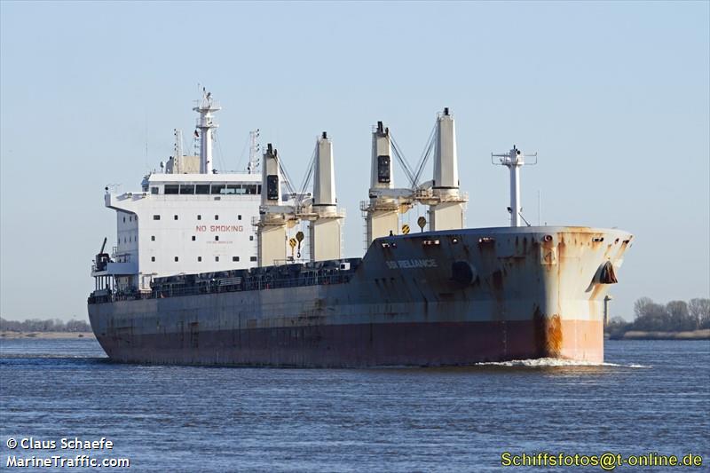 ssi reliance (Bulk Carrier) - IMO 9655224, MMSI 538005855, Call Sign V7HN6 under the flag of Marshall Islands