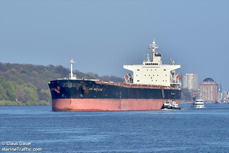 qc matilde (Bulk Carrier) - IMO 9244831, MMSI 538006685, Call Sign V7QD2 under the flag of Marshall Islands