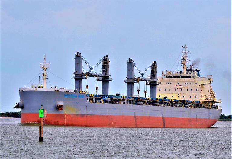 western miami (Bulk Carrier) - IMO 9743215, MMSI 548922000, Call Sign DUHN under the flag of Philippines