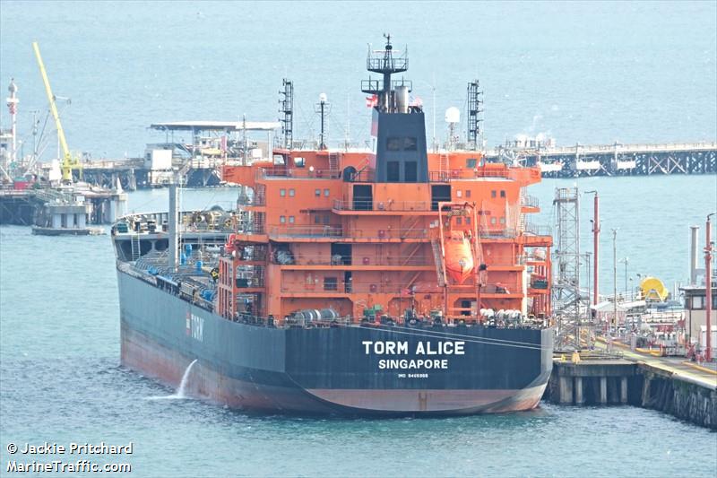 torm alice (Chemical/Oil Products Tanker) - IMO 9465966, MMSI 563399000, Call Sign 9V2253 under the flag of Singapore