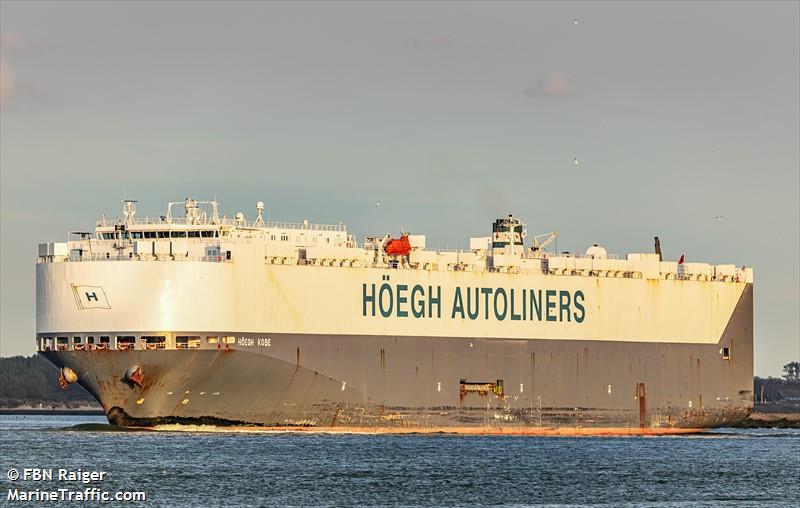 hoegh kobe (Vehicles Carrier) - IMO 9330616, MMSI 565234000, Call Sign 9VMC2 under the flag of Singapore