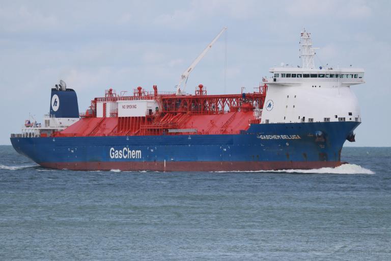 gaschem beluga (LPG Tanker) - IMO 9743928, MMSI 636017711, Call Sign D5MJ2 under the flag of Liberia