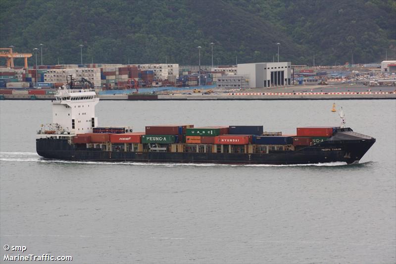 pacific tianjin (Container Ship) - IMO 9498690, MMSI 636018678, Call Sign D5QW3 under the flag of Liberia