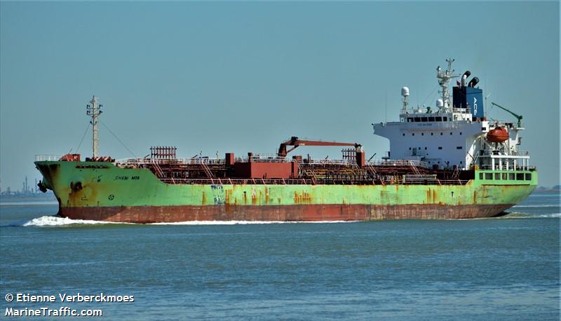 chem mia (Chemical/Oil Products Tanker) - IMO 9407093, MMSI 636019172, Call Sign D5TG7 under the flag of Liberia