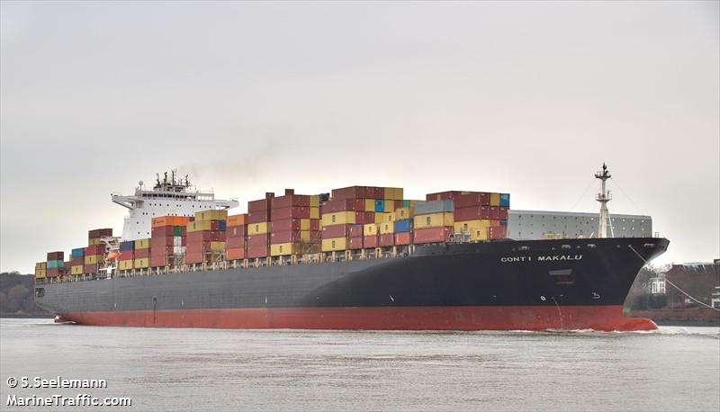 conti makalu (Container Ship) - IMO 9286243, MMSI 636092927, Call Sign D5UY6 under the flag of Liberia