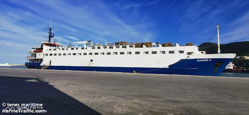 nadera (Livestock Carrier) - IMO 7611547, MMSI 671371000, Call Sign 5VCD3 under the flag of Togolese Rep