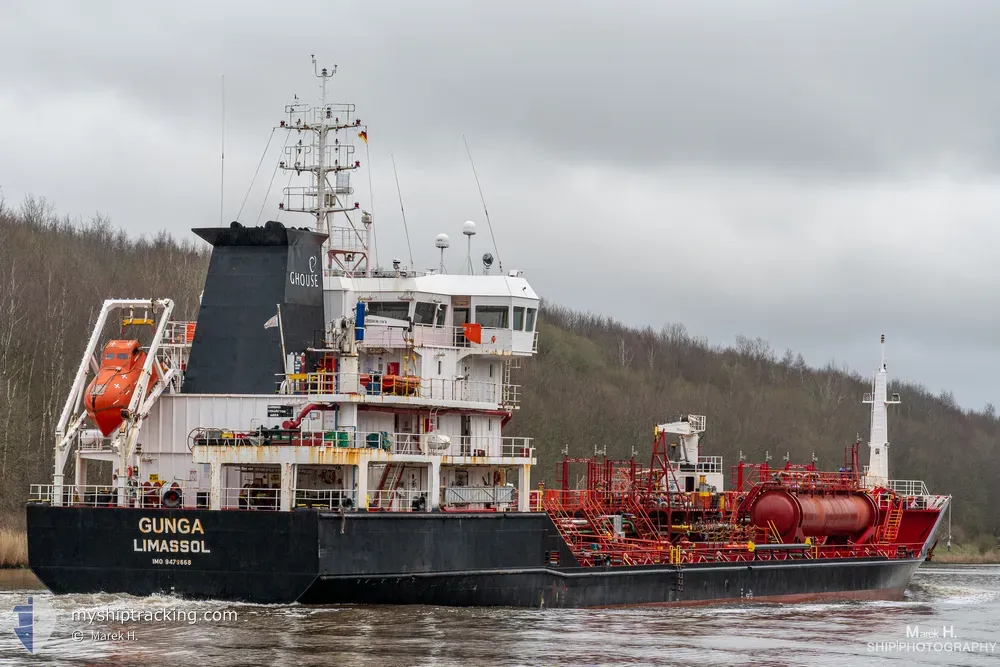 gunga (Chemical/Oil Products Tanker) - IMO 9479668, MMSI 210855000, Call Sign 5BYP3 under the flag of Cyprus