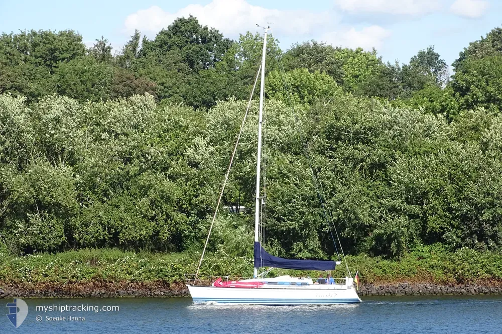 frechdax (Sailing vessel) - IMO , MMSI 211224250, Call Sign DF4388 under the flag of Germany