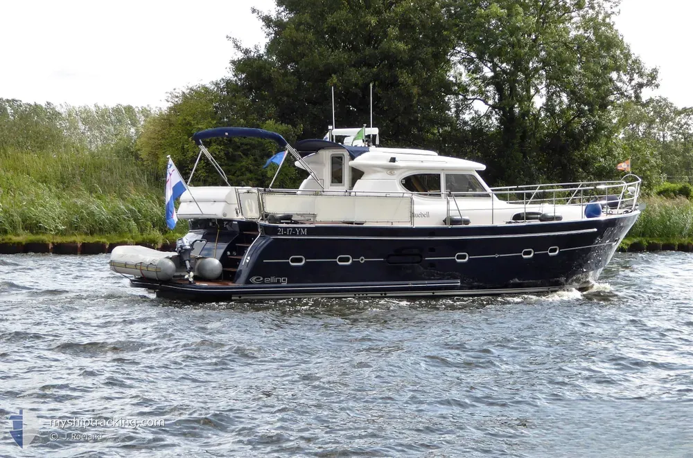 blue bell (Pleasure craft) - IMO , MMSI 244730134, Call Sign PE9212 under the flag of Netherlands