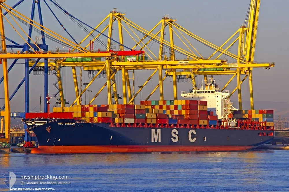 msc bremen (Container Ship) - IMO 9369734, MMSI 636020936, Call Sign A8LK7 under the flag of Liberia
