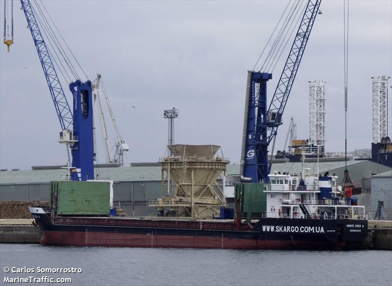 monte rosa a. (General Cargo Ship) - IMO 9361988, MMSI 214182788, Call Sign ER2788 under the flag of Moldova