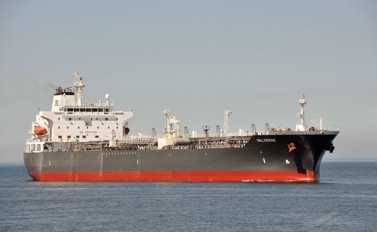 valverde (Chemical/Oil Products Tanker) - IMO 9391490, MMSI 215035000, Call Sign 9HA493 under the flag of Malta
