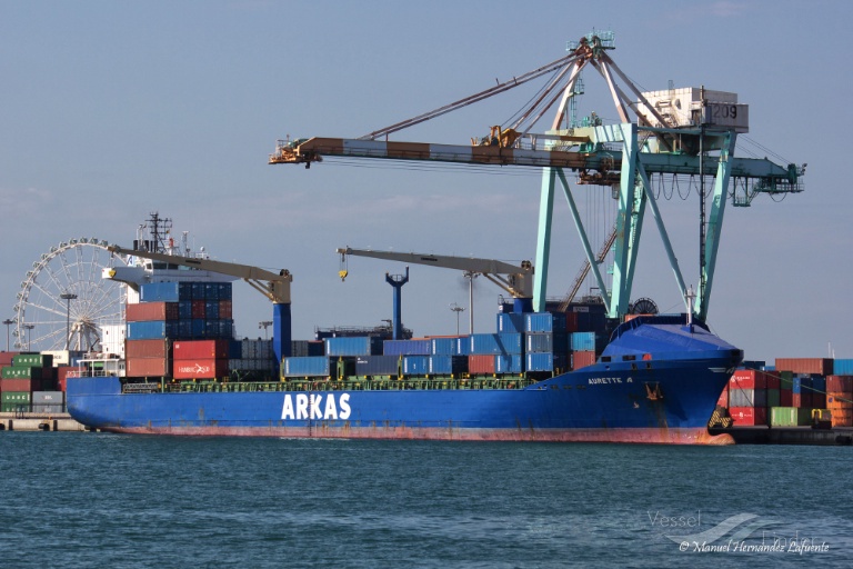 aurette a (Container Ship) - IMO 9242285, MMSI 215413000, Call Sign 9HA5100 under the flag of Malta