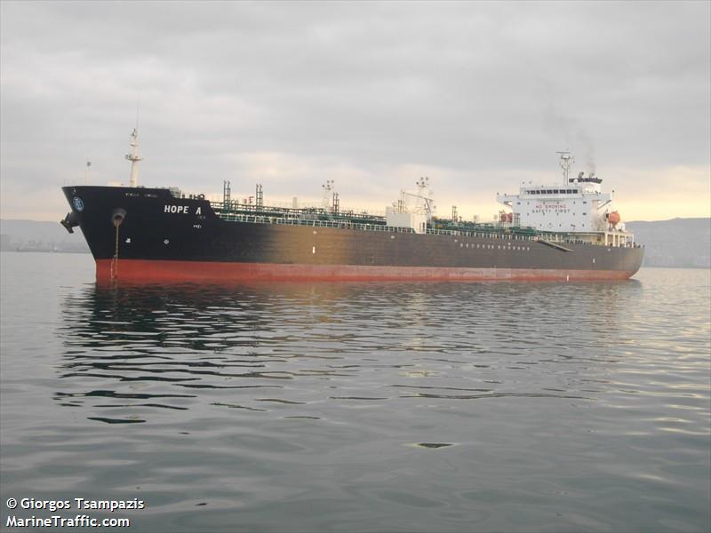 hope a (Chemical/Oil Products Tanker) - IMO 9282821, MMSI 215705000, Call Sign 9HUZ7 under the flag of Malta