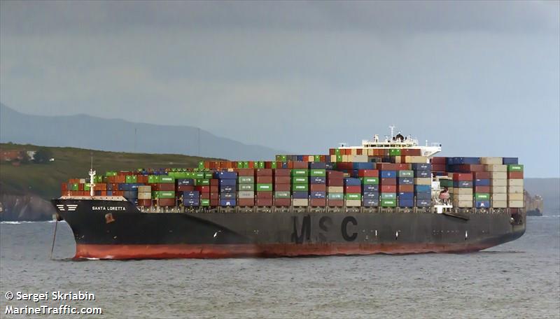 santa loretta (Container Ship) - IMO 9290567, MMSI 218643000, Call Sign DFDH2 under the flag of Germany