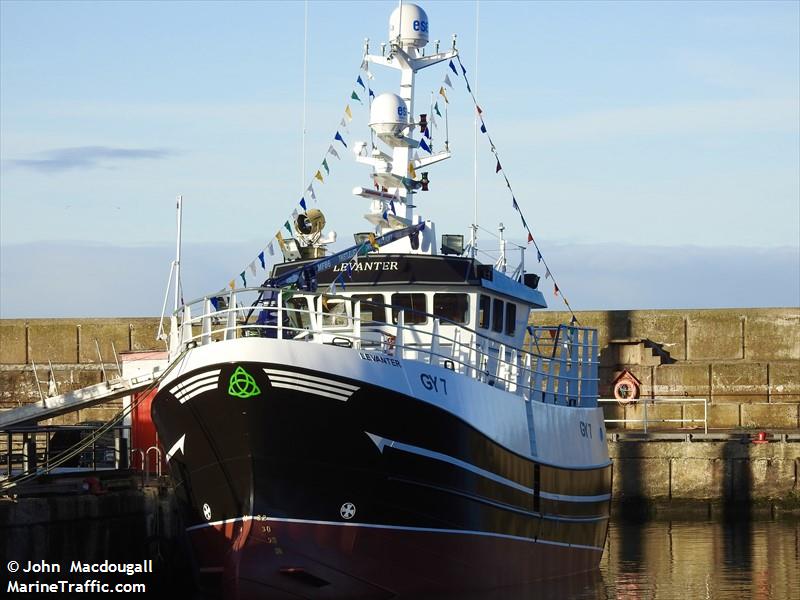 levanter gy7 (Fishing vessel) - IMO , MMSI 232024983, Call Sign MGIB4 under the flag of United Kingdom (UK)