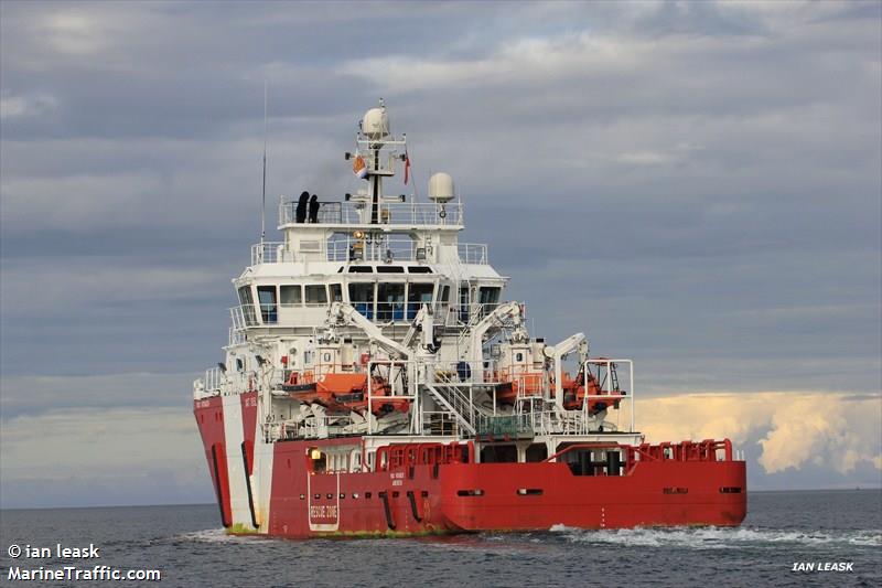 vos voyager (Offshore Tug/Supply Ship) - IMO 9411276, MMSI 235073828, Call Sign 2CL05 under the flag of United Kingdom (UK)