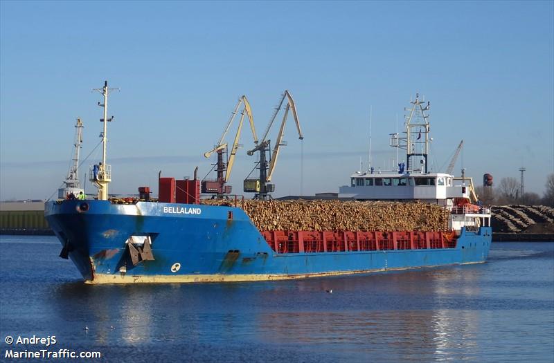 bellaland (General Cargo Ship) - IMO 9199414, MMSI 236153000, Call Sign ZDEQ2 under the flag of Gibraltar