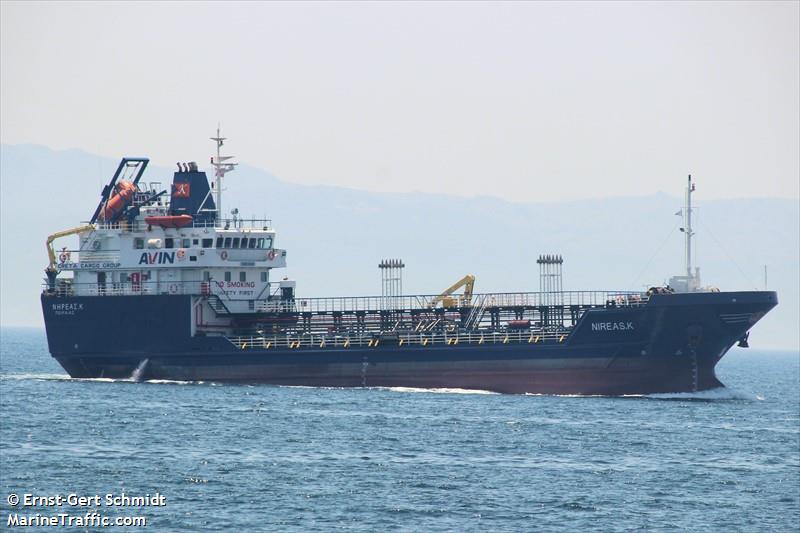 nireas k (Oil Products Tanker) - IMO 9505144, MMSI 240183900, Call Sign SVA9147 under the flag of Greece