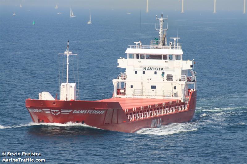 damsterdijk (General Cargo Ship) - IMO 9346665, MMSI 244683000, Call Sign PHKS under the flag of Netherlands