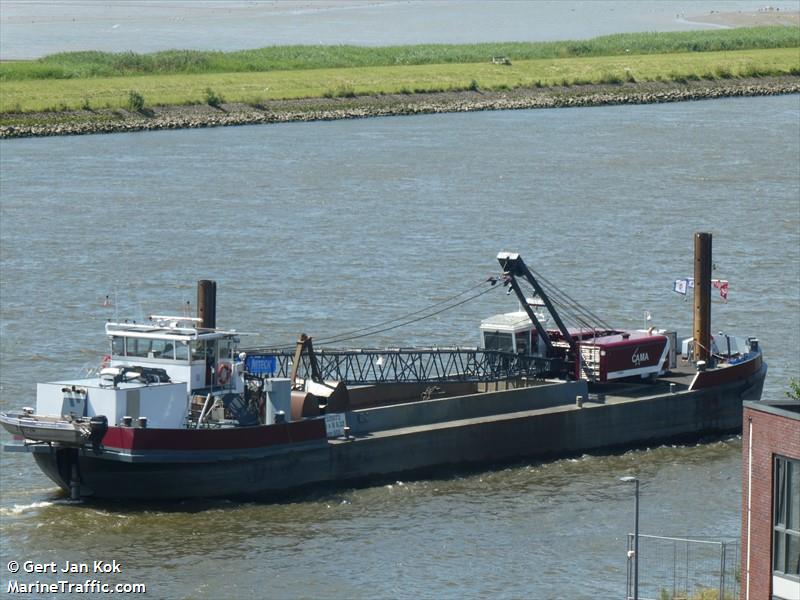 cama (Cargo ship) - IMO , MMSI 244710466, Call Sign PF6898 under the flag of Netherlands