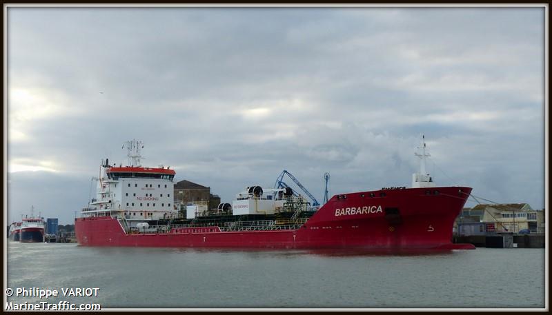 barbarica (Chemical/Oil Products Tanker) - IMO 9383443, MMSI 247224200, Call Sign ICCG under the flag of Italy