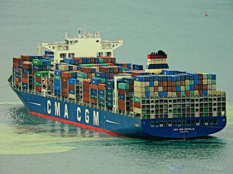 cma cgm estelle (Container Ship) - IMO 9729116, MMSI 248649000, Call Sign 9HA4743 under the flag of Malta