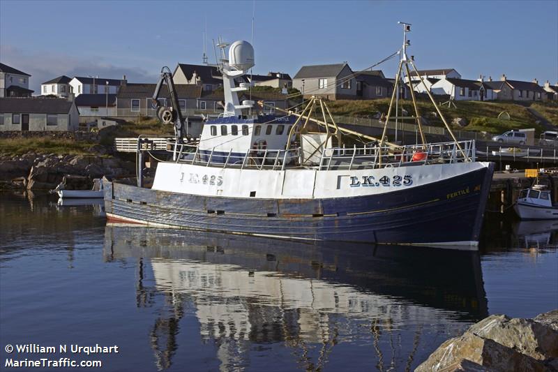 fertile (Fishing vessel) - IMO , MMSI 250002223, Call Sign EIKE3 under the flag of Ireland