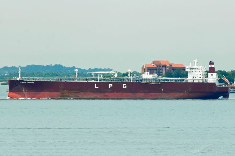 clipper freeport (LPG Tanker) - IMO 9789154, MMSI 259104000, Call Sign LAZL7 under the flag of Norway