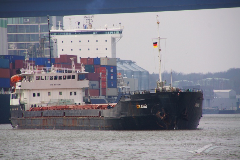 grand (General Cargo Ship) - IMO 8877253, MMSI 273390210, Call Sign UEPI under the flag of Russia