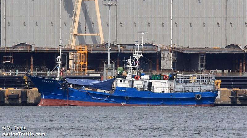 grinda (Fishing vessel) - IMO , MMSI 273436630, Call Sign UDJD under the flag of Russia