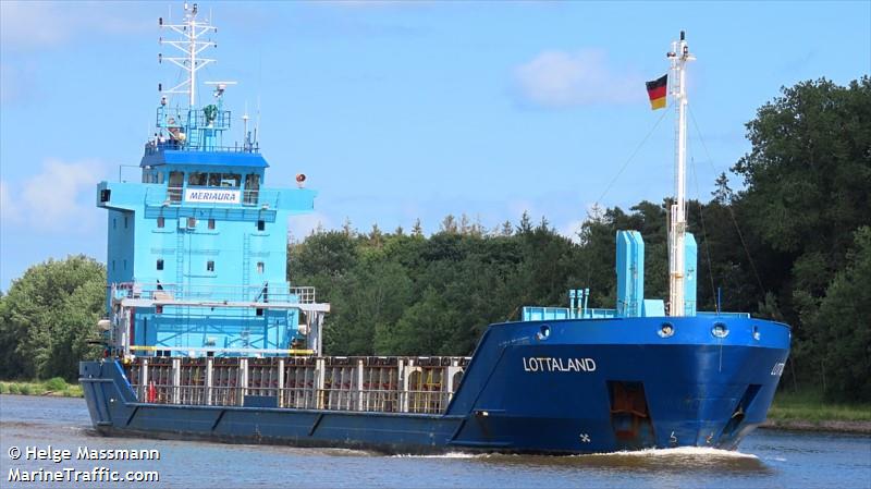 lottaland (General Cargo Ship) - IMO 9155975, MMSI 275504000, Call Sign YLPO under the flag of Latvia