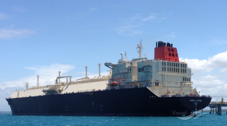 gigira laitebo (LNG Tanker) - IMO 9360922, MMSI 309415000, Call Sign C6XC7 under the flag of Bahamas