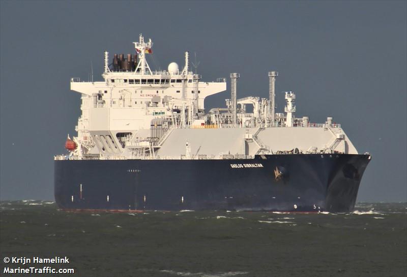 gaslog gibraltar (LNG Tanker) - IMO 9707510, MMSI 310757000, Call Sign ZCEU3 under the flag of Bermuda